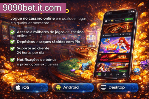 Aplicativo móvel 9090BET para iOS e Android